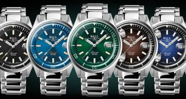 波尔(Ball) Engineer Master II 潜水计时码表 有6种令人咋舌颜色